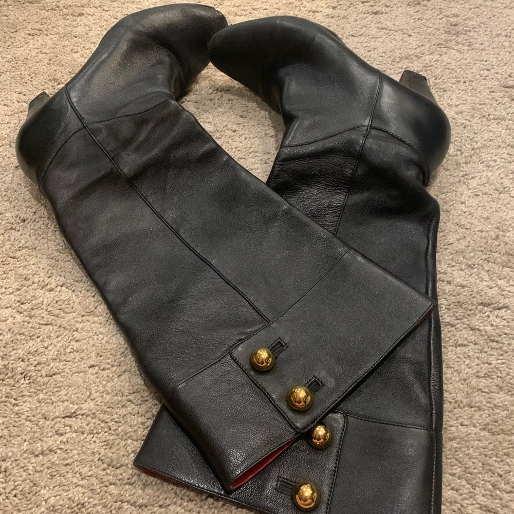 Kate Spade Leather Knee high Boots Size: 9.5